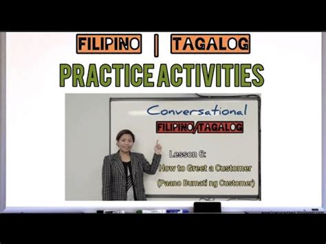 customer in Tagalog .